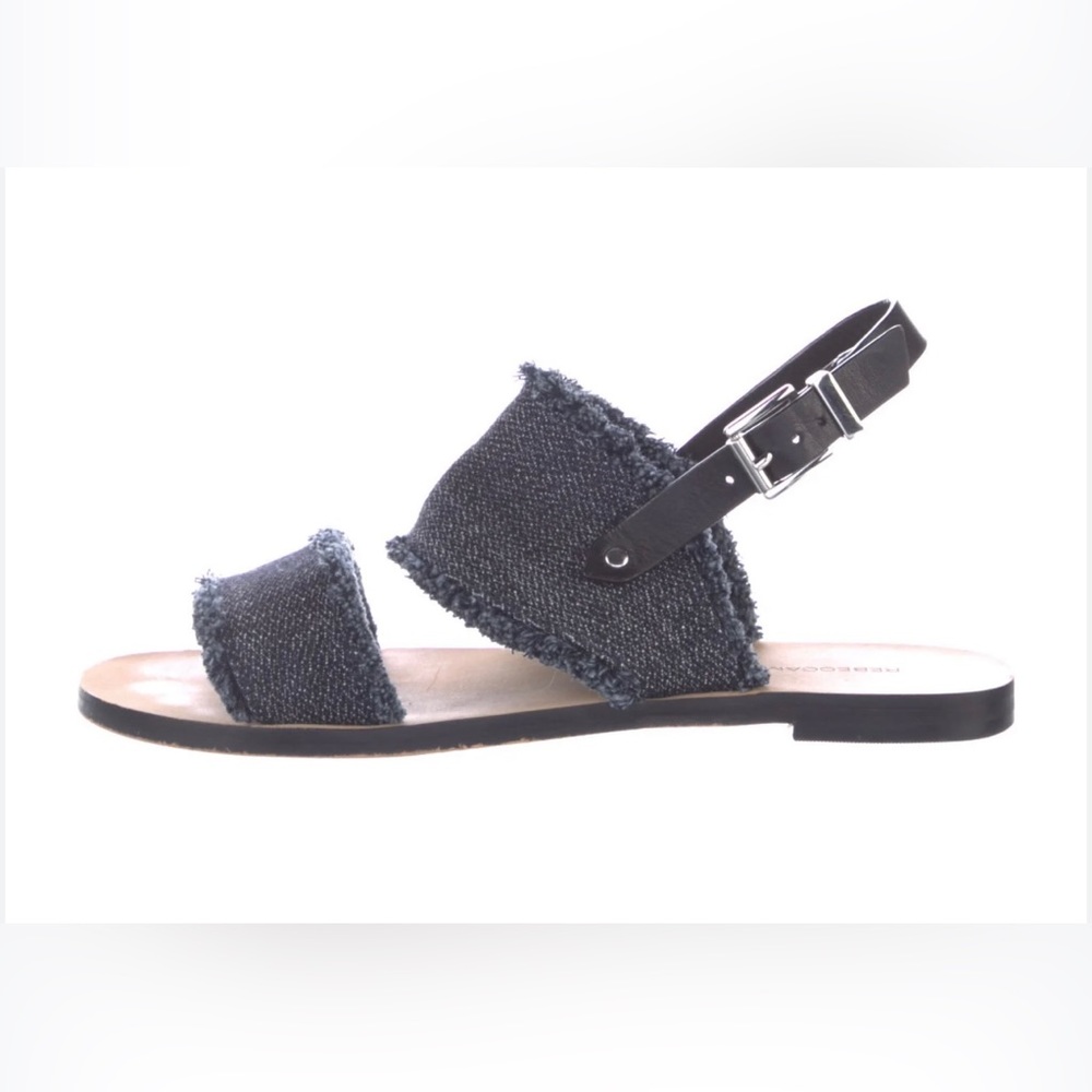 Rebecca Minkoff Emery Raw Edge Trim Slingback Sandals